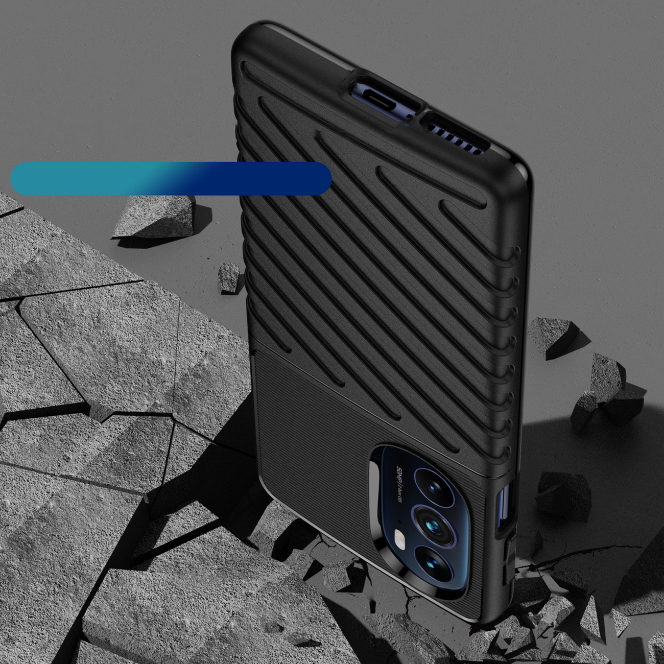 Pokrowiec Thunder Case czarny Motorola Moto Edge 30 Pro / 7