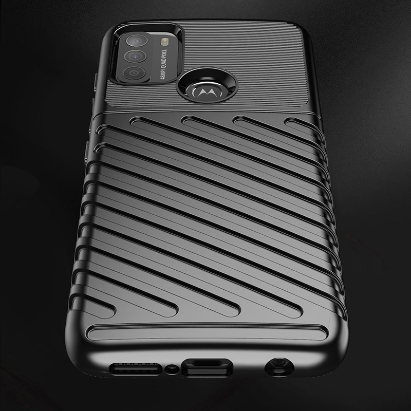 Pokrowiec Thunder Case czarny Motorola Moto G50 / 7