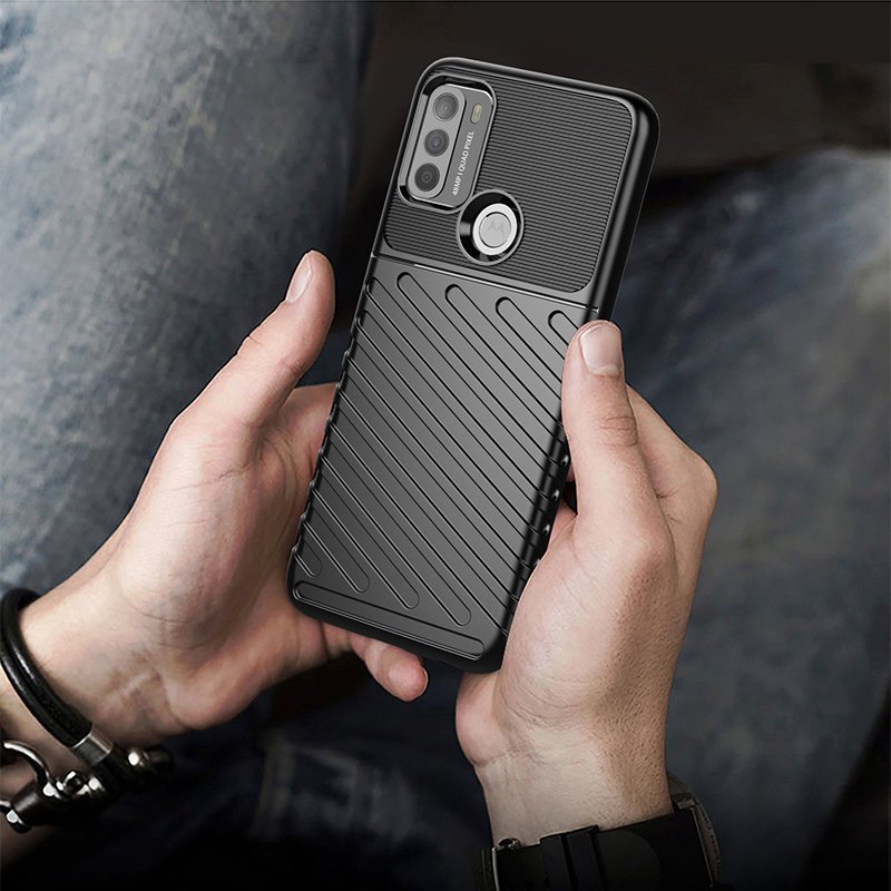 Pokrowiec Thunder Case czarny Motorola Moto G50 / 8