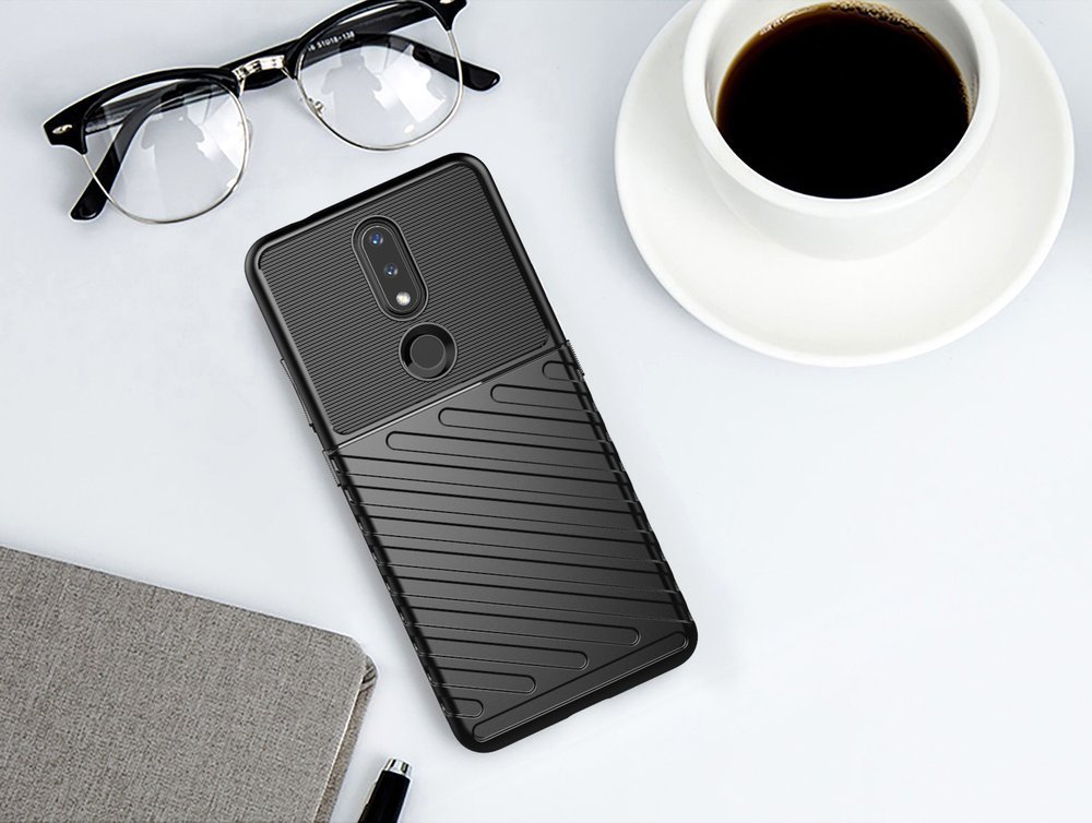 Pokrowiec Thunder Case czarny Nokia 2.4 / 11