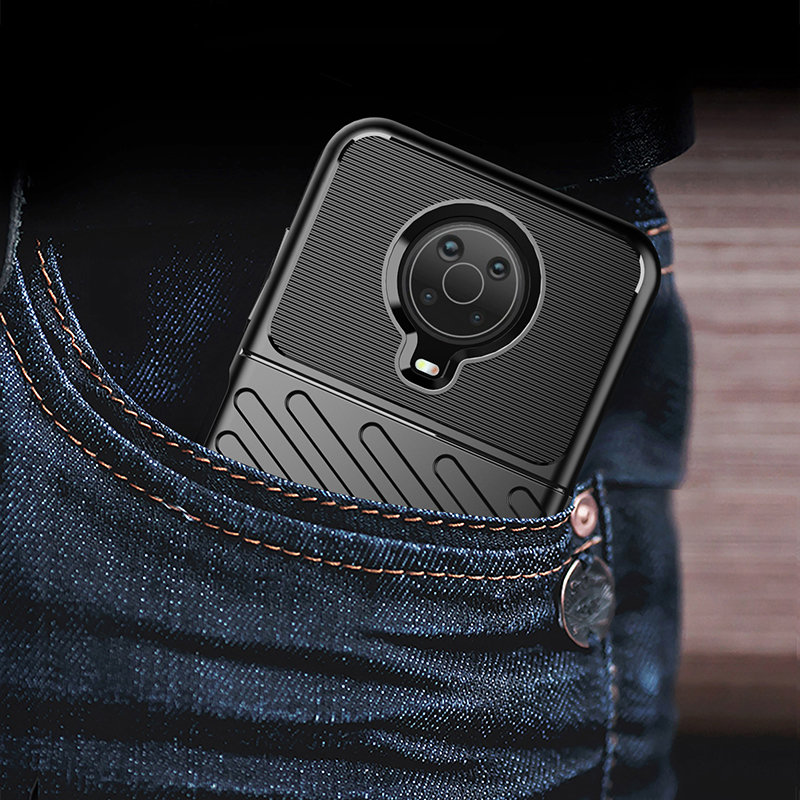 Pokrowiec Thunder Case czarny Nokia 6.3 / 8 Pokrowiec Thunder Case czarny Nokia 6.3 / 8