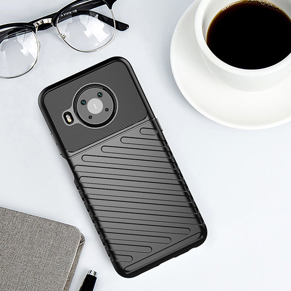 Pokrowiec Thunder Case czarny Nokia X10 / 12 Pokrowiec Thunder Case czarny Nokia X10 / 12