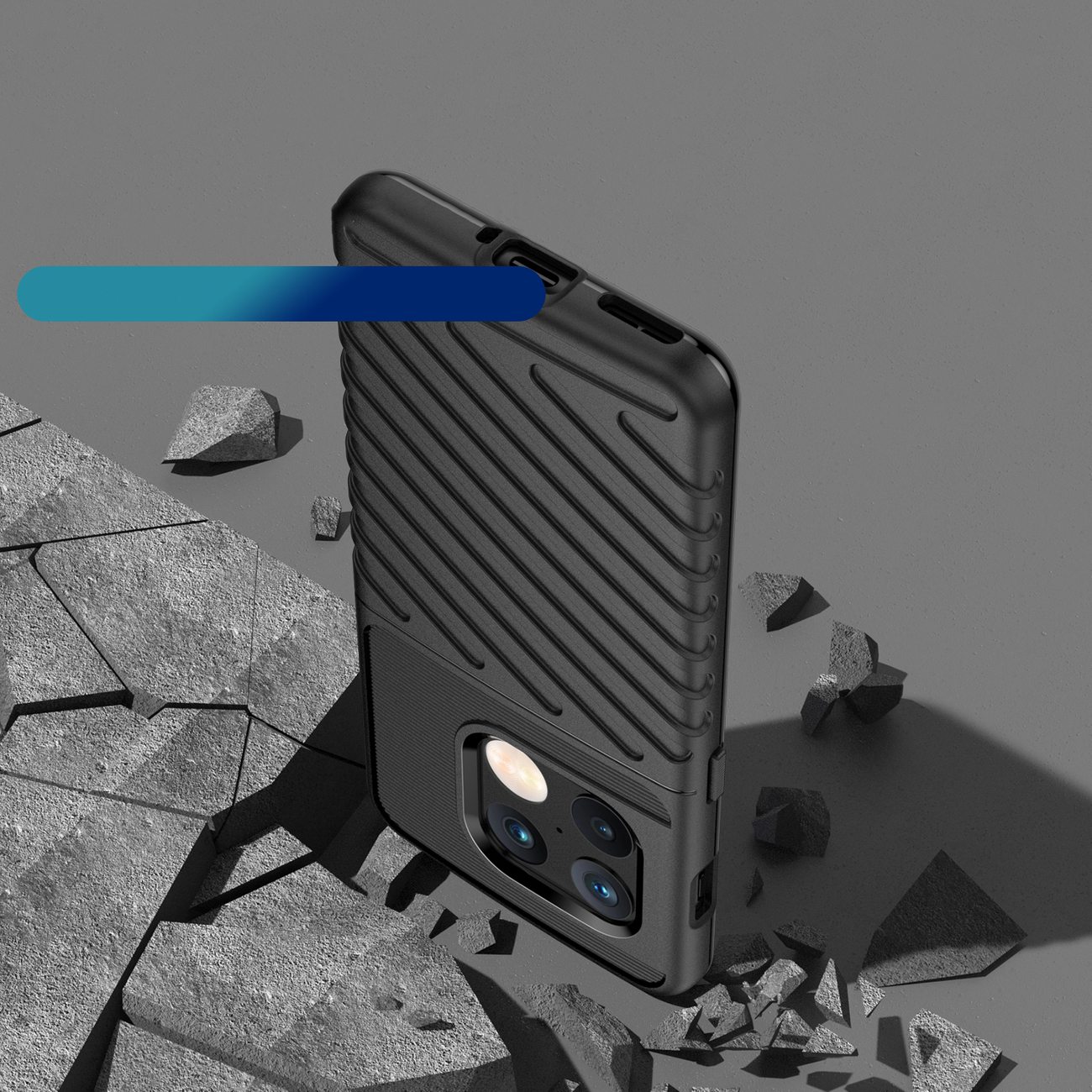 Pokrowiec Thunder Case czarny OnePlus 10 Pro / 7