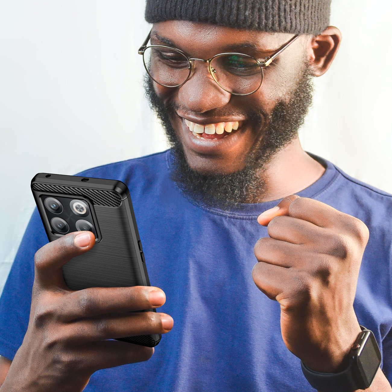 Pokrowiec Thunder Case czarny OnePlus 10T / 2