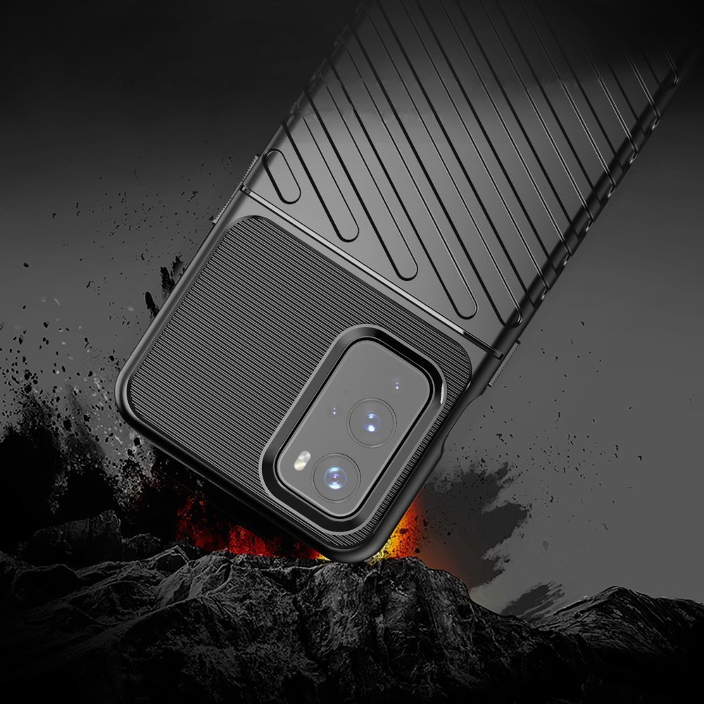 Pokrowiec Thunder Case czarny OnePlus 9 / 4