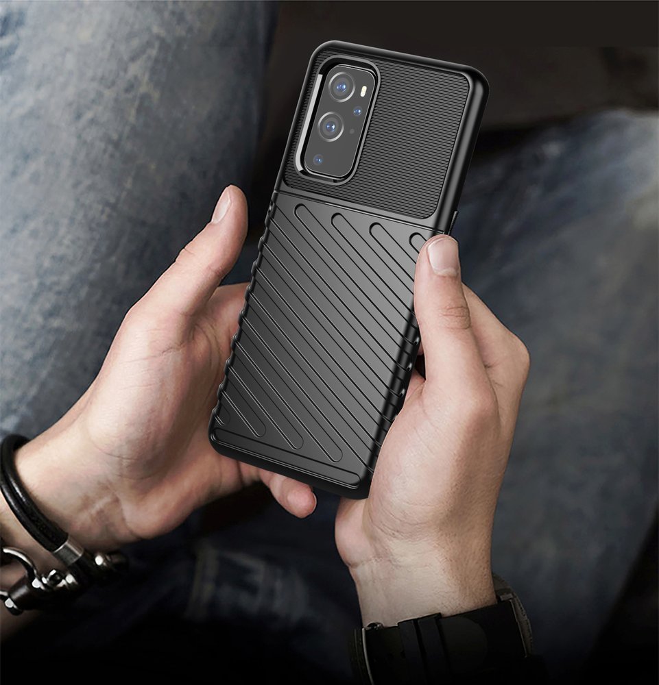 Pokrowiec Thunder Case czarny OnePlus 9 Pro / 8