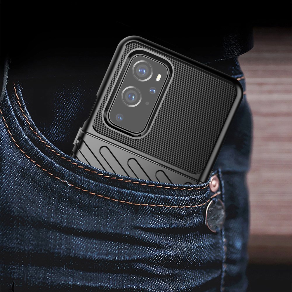 Pokrowiec Thunder Case czarny OnePlus 9 Pro / 9