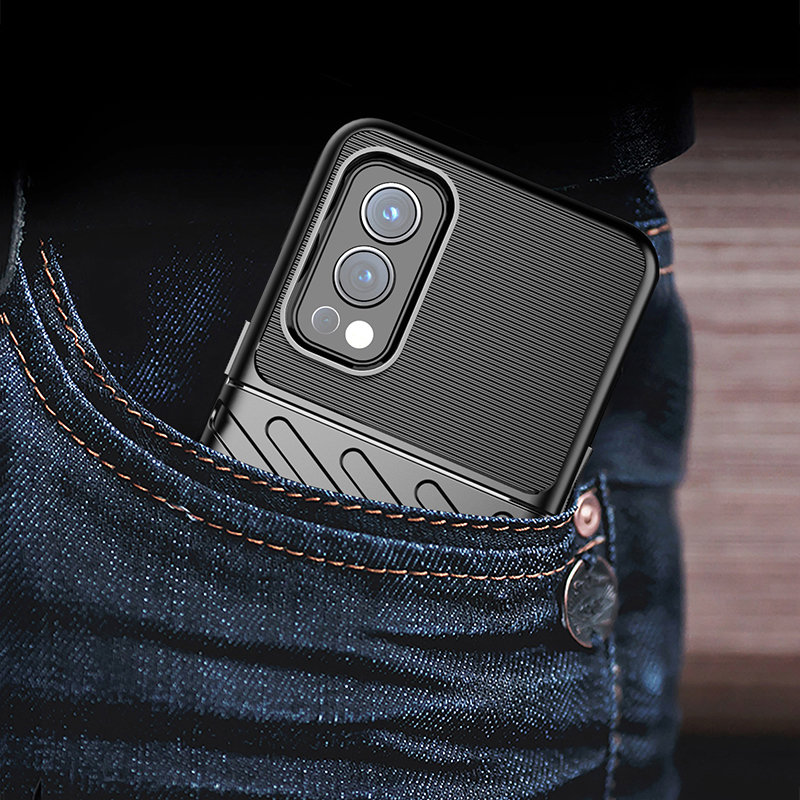 Pokrowiec Thunder Case czarny OnePlus Nord 2 5G / 10 Pokrowiec Thunder Case czarny OnePlus Nord 2 5G / 10