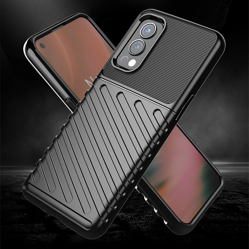 Pokrowiec Thunder Case czarny OnePlus Nord 2 5G / 4 Pokrowiec Thunder Case czarny OnePlus Nord 2 5G / 4