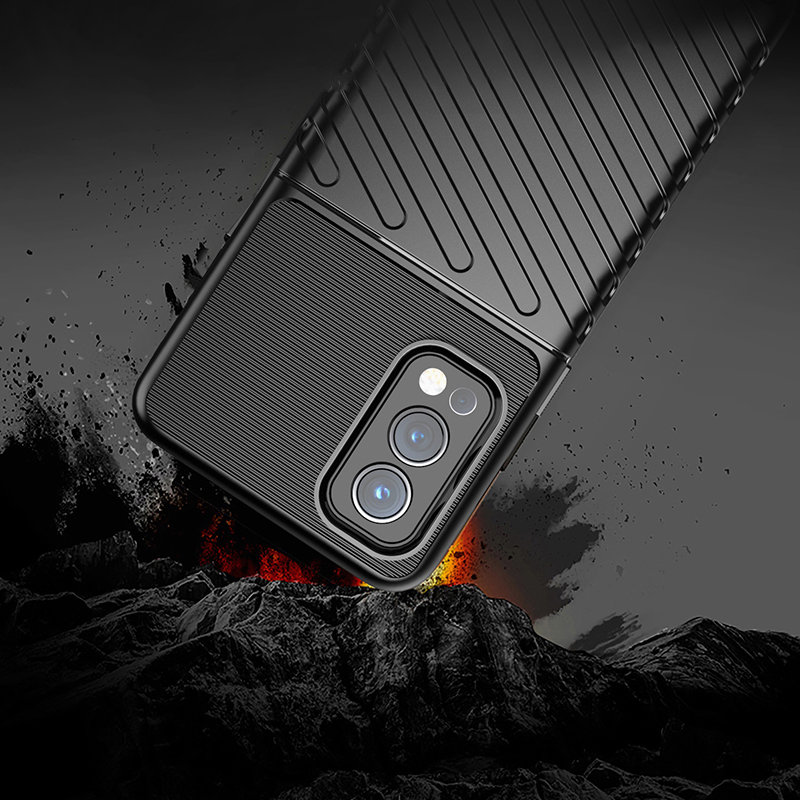 Pokrowiec Thunder Case czarny OnePlus Nord 2 5G / 7 Pokrowiec Thunder Case czarny OnePlus Nord 2 5G / 7