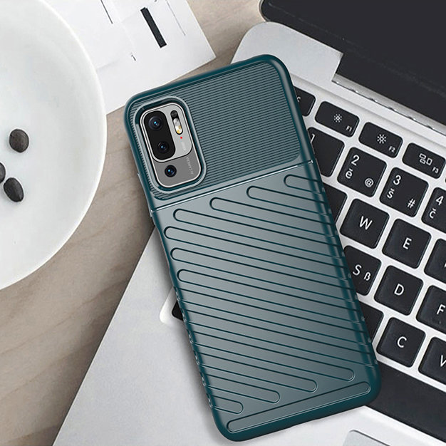 Pokrowiec Thunder Case czarny Poco M3 Pro / 4