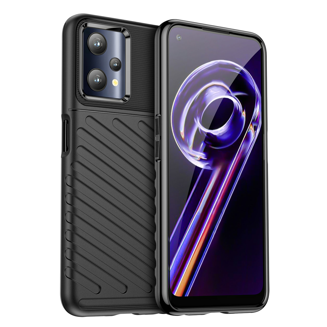 Pokrowiec Thunder Case czarny Realme 9 Pro