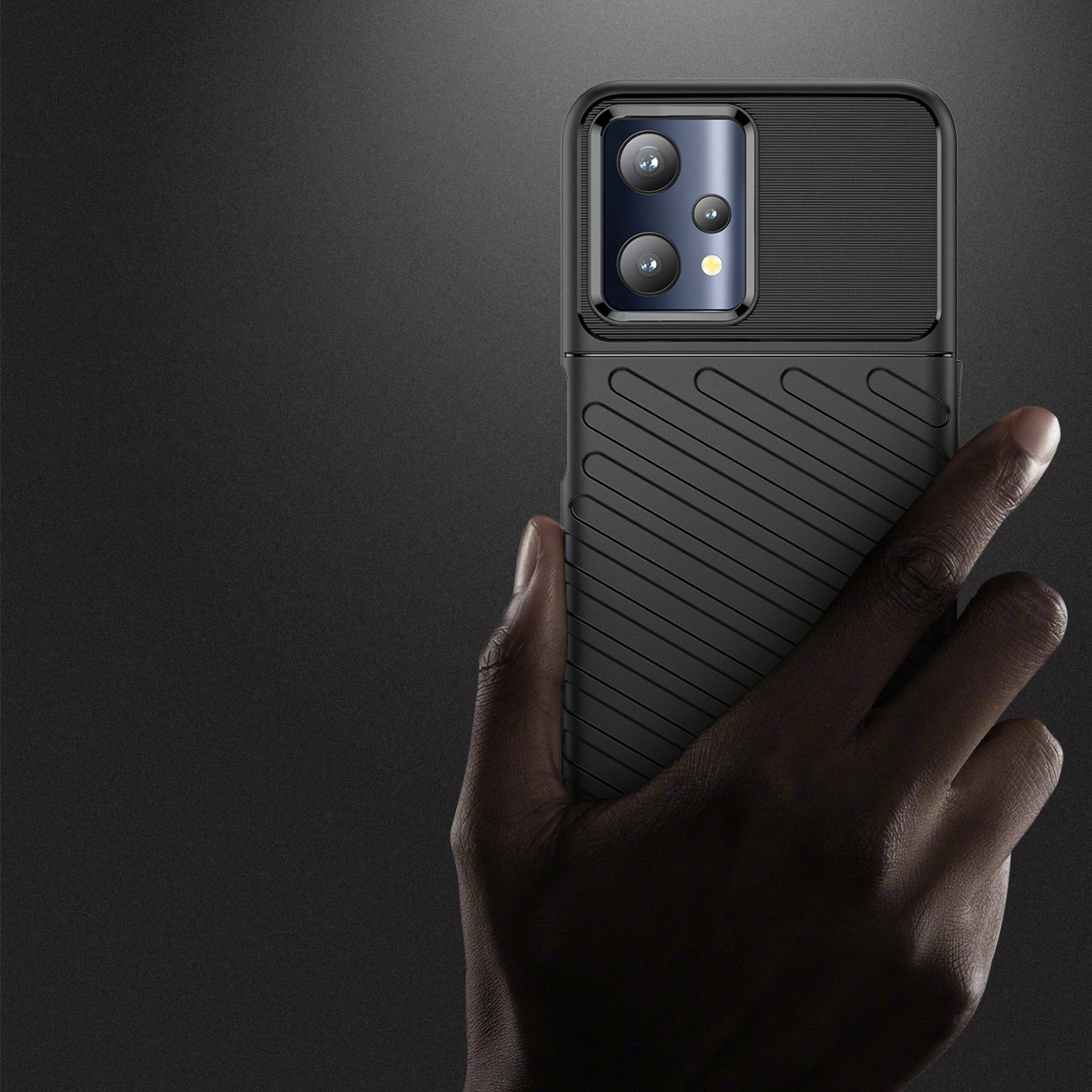 Pokrowiec Thunder Case czarny Realme 9 Pro / 3