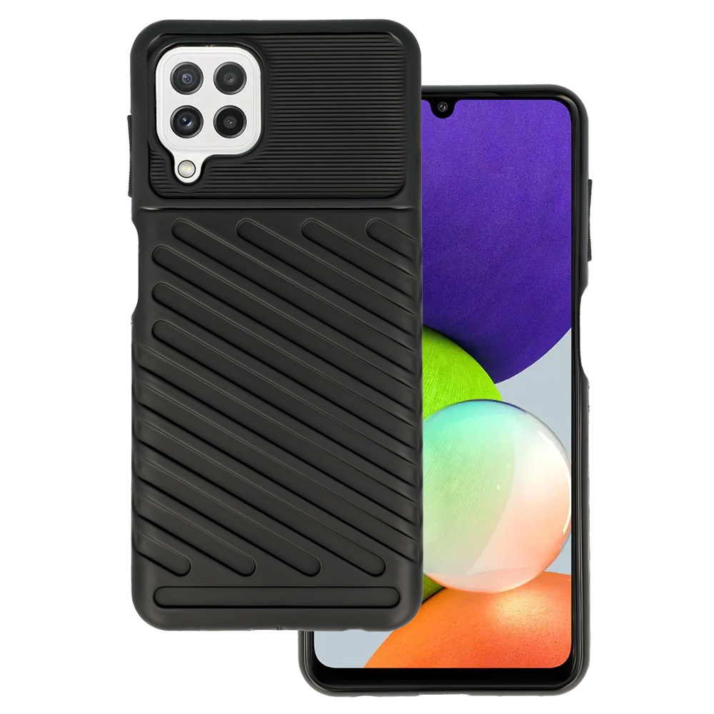 Pokrowiec Thunder Case czarny Samsung A22 4G
