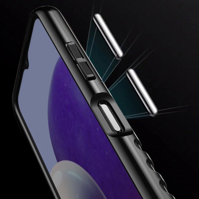 Pokrowiec Thunder Case czarny Samsung Galaxy A22 5G / 11