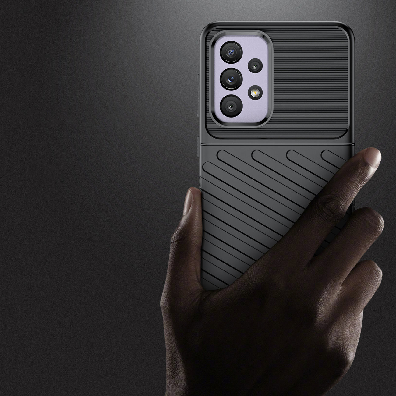 Pokrowiec Thunder Case czarny Samsung Galaxy A33 5G / 3 Pokrowiec Thunder Case czarny Samsung Galaxy A33 5G / 3