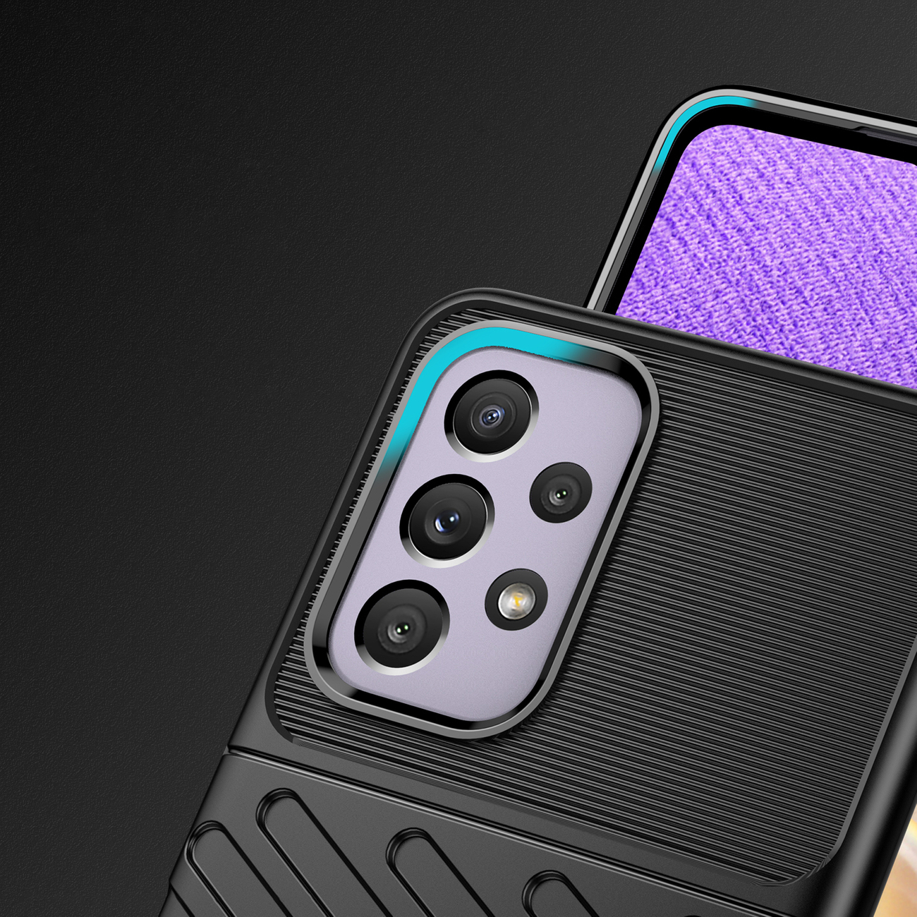 Pokrowiec Thunder Case czarny Samsung Galaxy A33 5G / 4 Pokrowiec Thunder Case czarny Samsung Galaxy A33 5G / 4