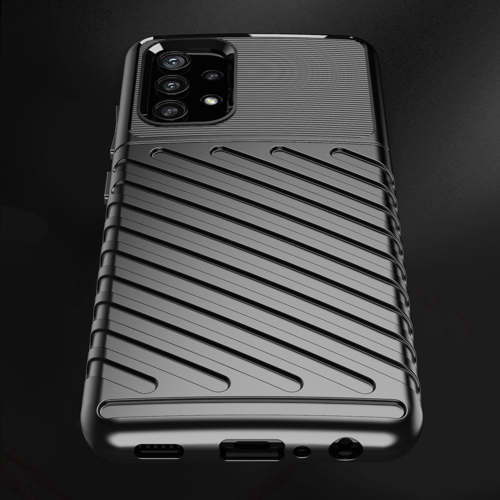 Pokrowiec Thunder Case czarny Samsung Galaxy A52S 5G / 6