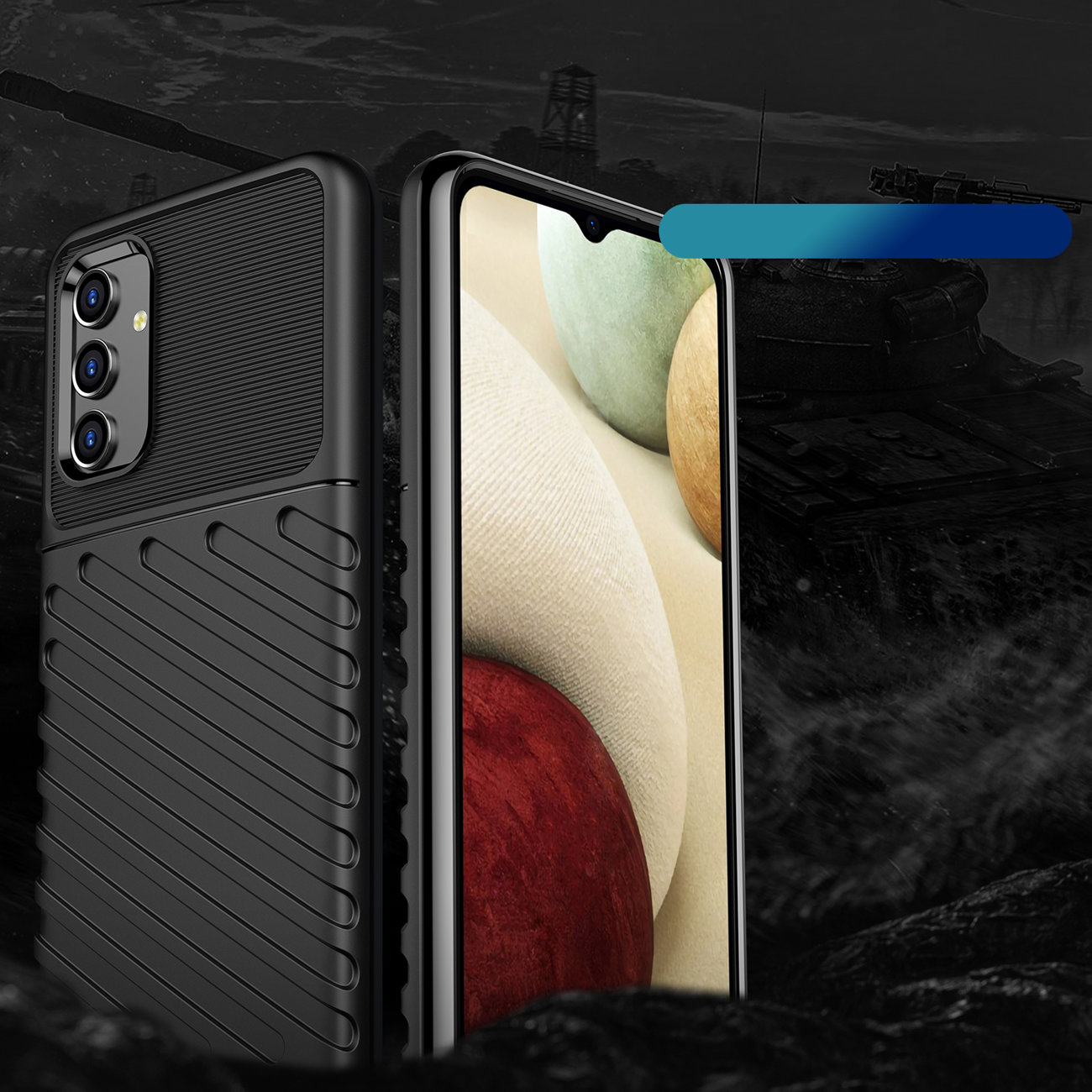 Pokrowiec Thunder Case czarny Samsung Galaxy A13 5G / 2