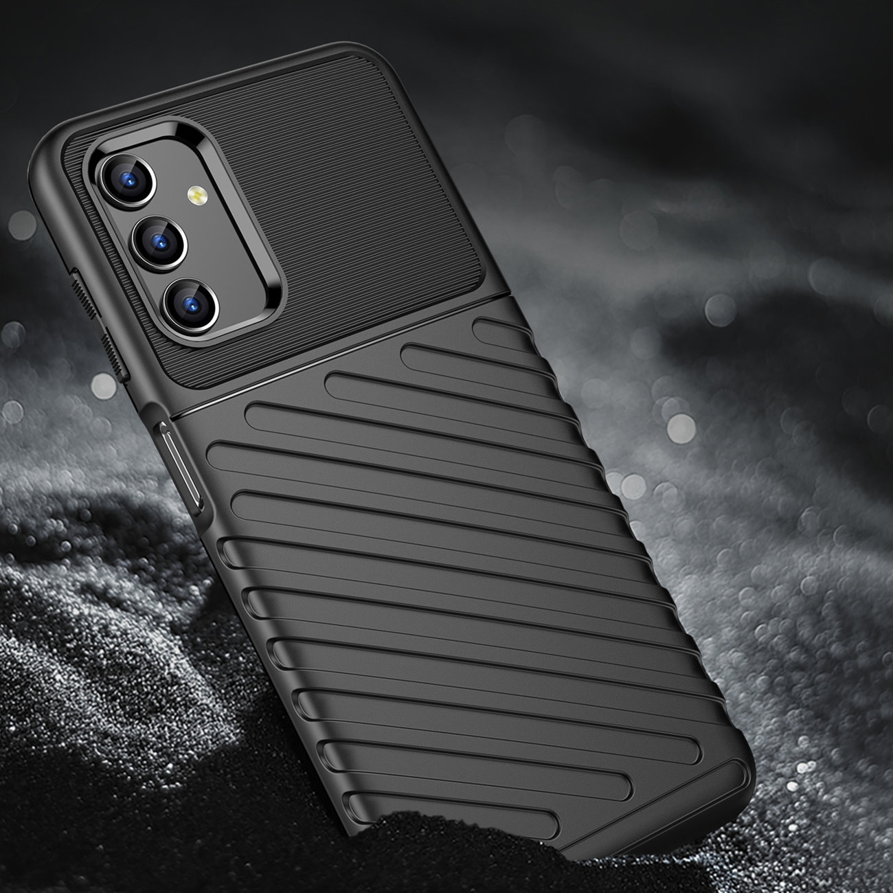 Pokrowiec Thunder Case czarny Samsung Galaxy A13 5G / 5