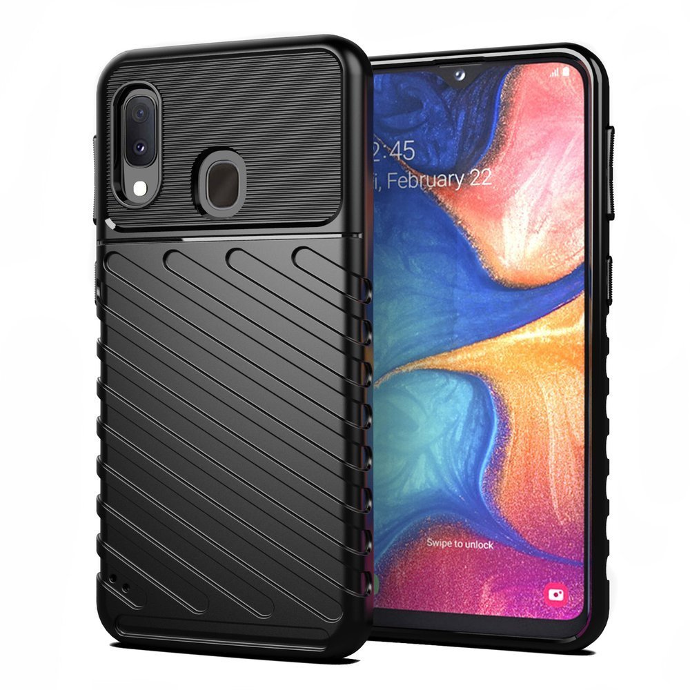 Pokrowiec Thunder Case czarny Samsung Galaxy A20e Pokrowiec Thunder Case czarny Samsung Galaxy A20e