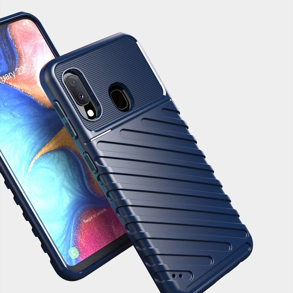 Pokrowiec Thunder Case czarny Samsung Galaxy A20e / 8 Pokrowiec Thunder Case czarny Samsung Galaxy A20e / 8