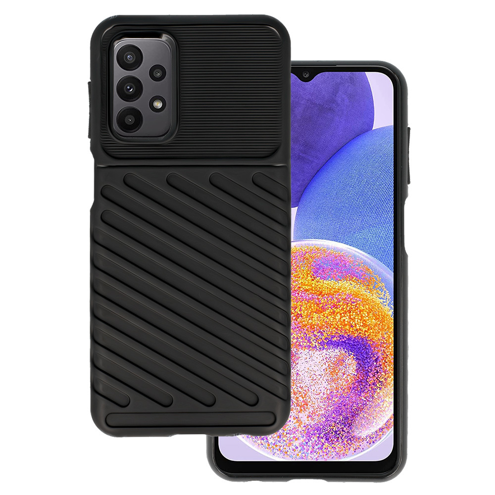 Pokrowiec Thunder Case czarny Samsung Galaxy A23 4G
