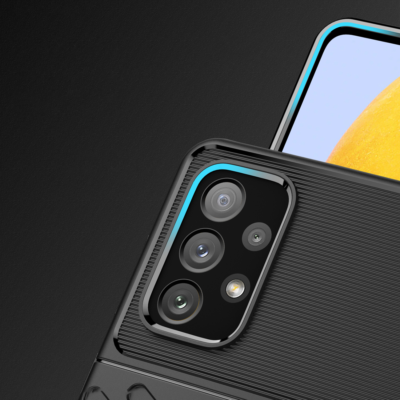 Pokrowiec Thunder Case czarny Samsung Galaxy A23 5G / 4