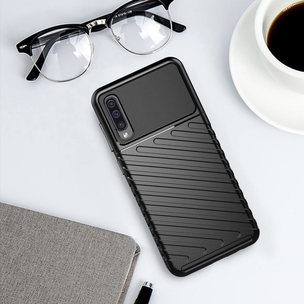Pokrowiec Thunder Case czarny Samsung Galaxy A50 / 11