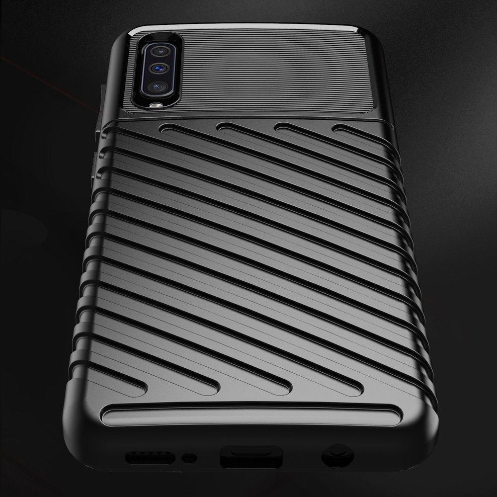 Pokrowiec Thunder Case czarny Samsung Galaxy A50 / 7