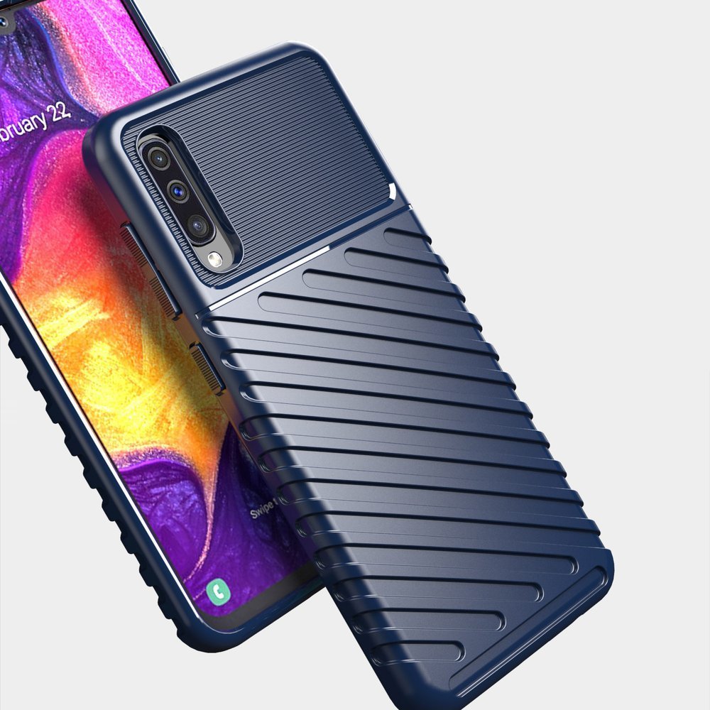 Pokrowiec Thunder Case czarny Samsung Galaxy A50 / 8