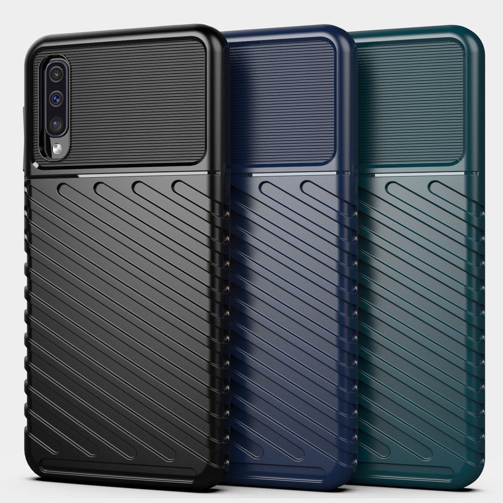 Pokrowiec Thunder Case czarny Samsung Galaxy A50s / 12