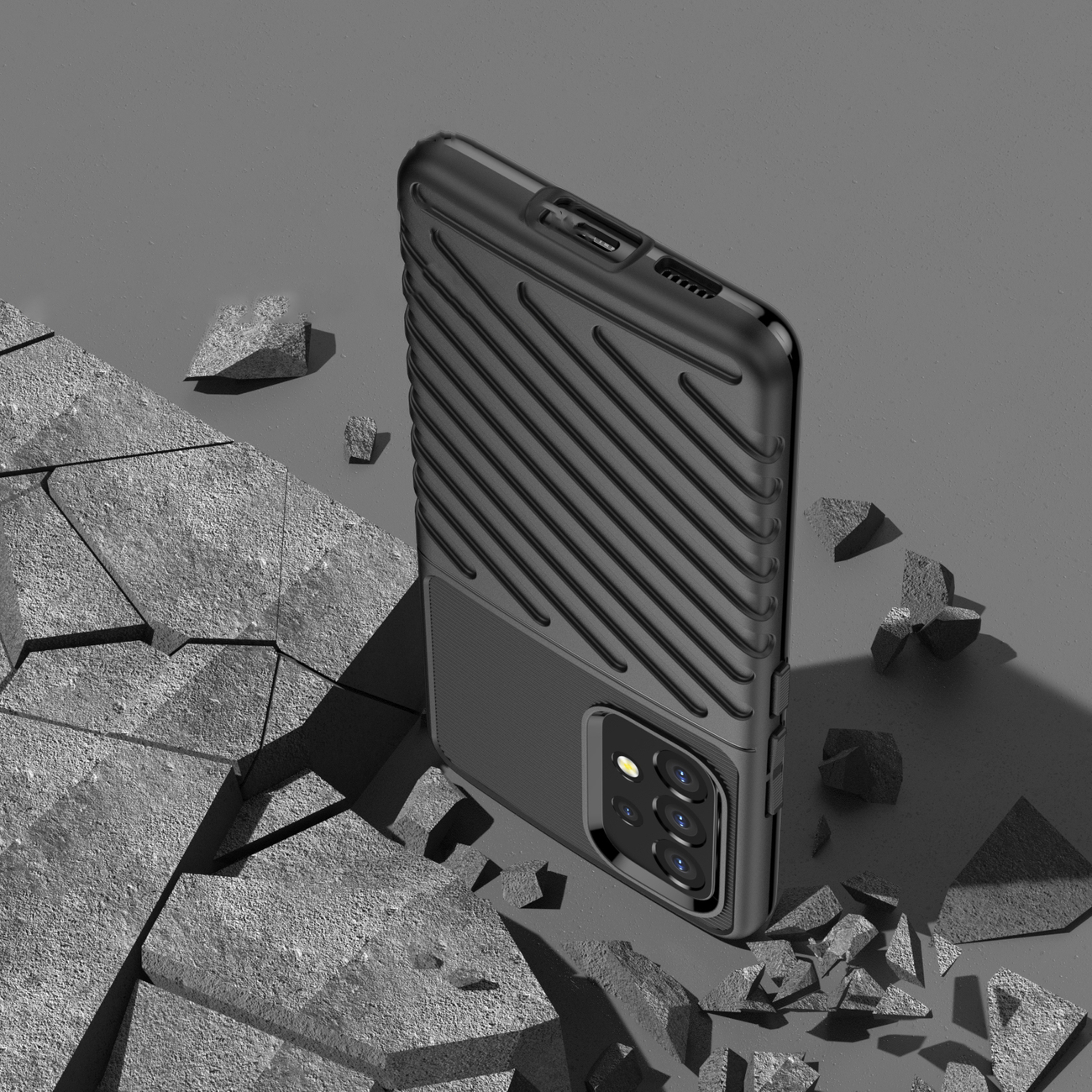 Pokrowiec Thunder Case czarny Samsung Galaxy A53 5G / 7