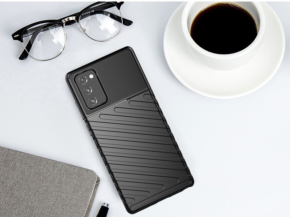 Pokrowiec Thunder Case czarny Samsung Galaxy Note 20 / 12