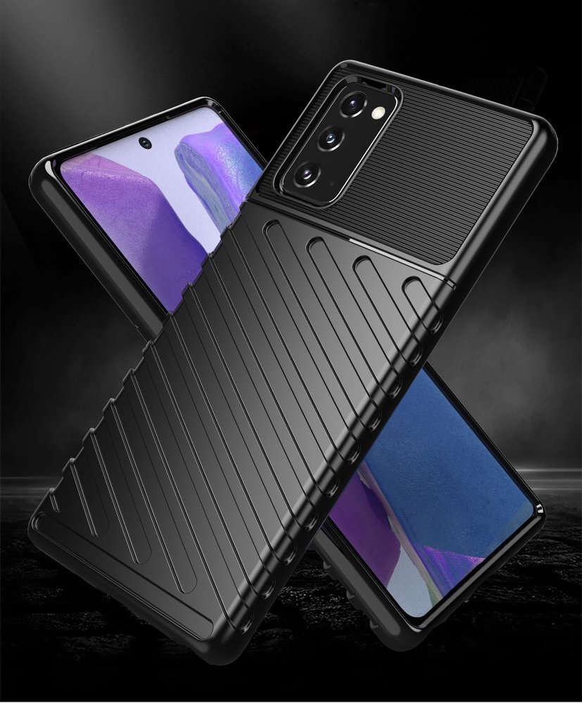 Pokrowiec Thunder Case czarny Samsung Galaxy Note 20 / 2