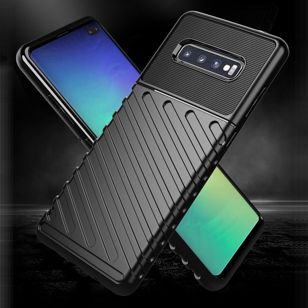 Pokrowiec Thunder Case czarny Samsung Galaxy S10 / 2 Pokrowiec Thunder Case czarny Samsung Galaxy S10 / 2