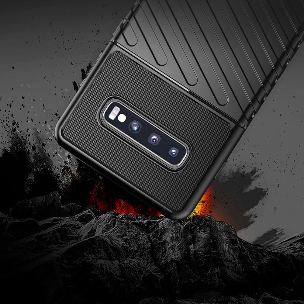 Pokrowiec Thunder Case czarny Samsung Galaxy S10 / 5