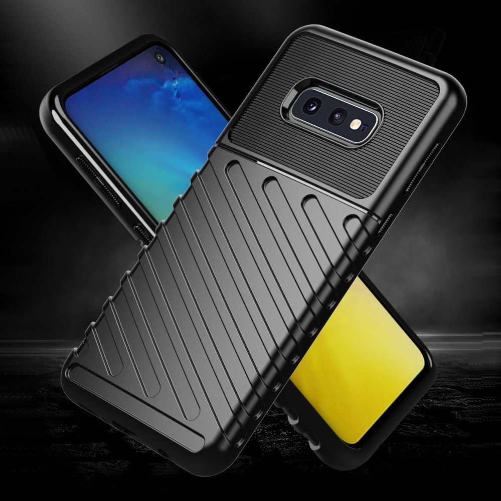 Pokrowiec Thunder Case czarny Samsung Galaxy S10 Plus / 2