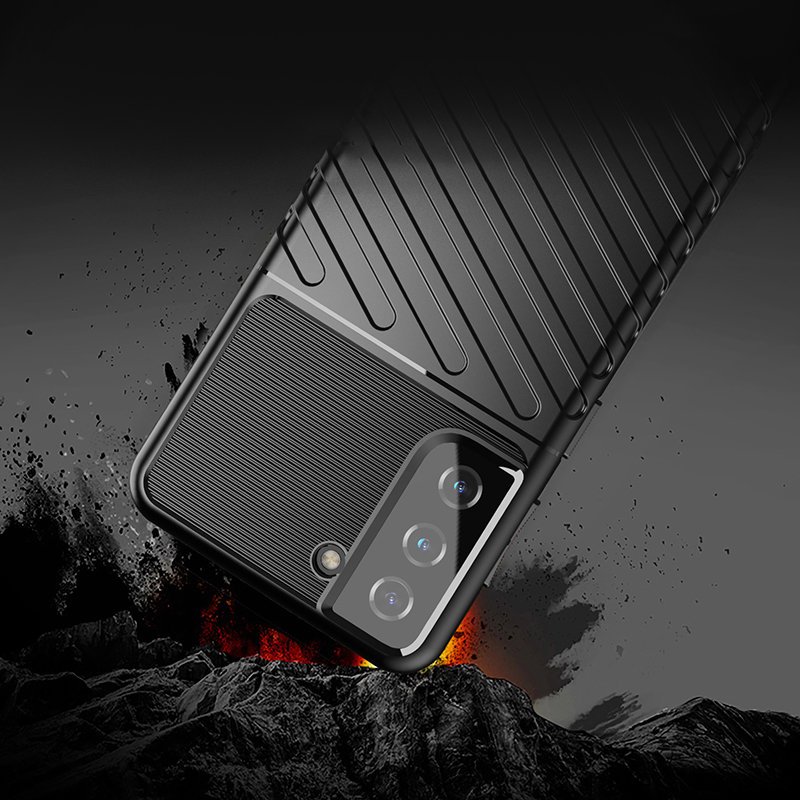 Pokrowiec Thunder Case czarny Samsung Galaxy S21 5G / 4