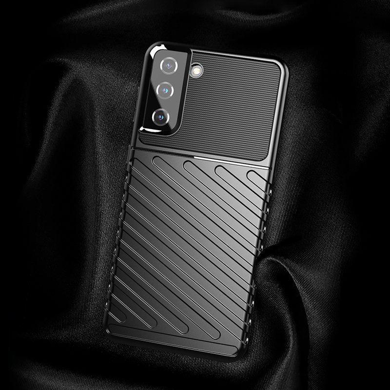 Pokrowiec Thunder Case czarny Samsung Galaxy S21+ 5G / 3