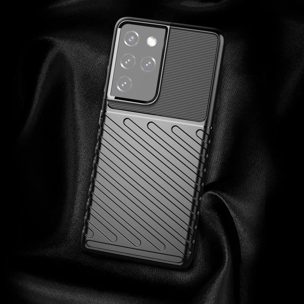 Pokrowiec Thunder Case czarny Samsung Galaxy S22 Ultra / 3