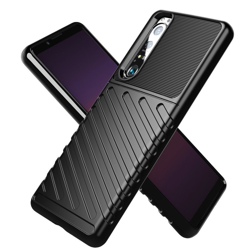 Pokrowiec Thunder Case czarny Sony Xperia 1 III / 12