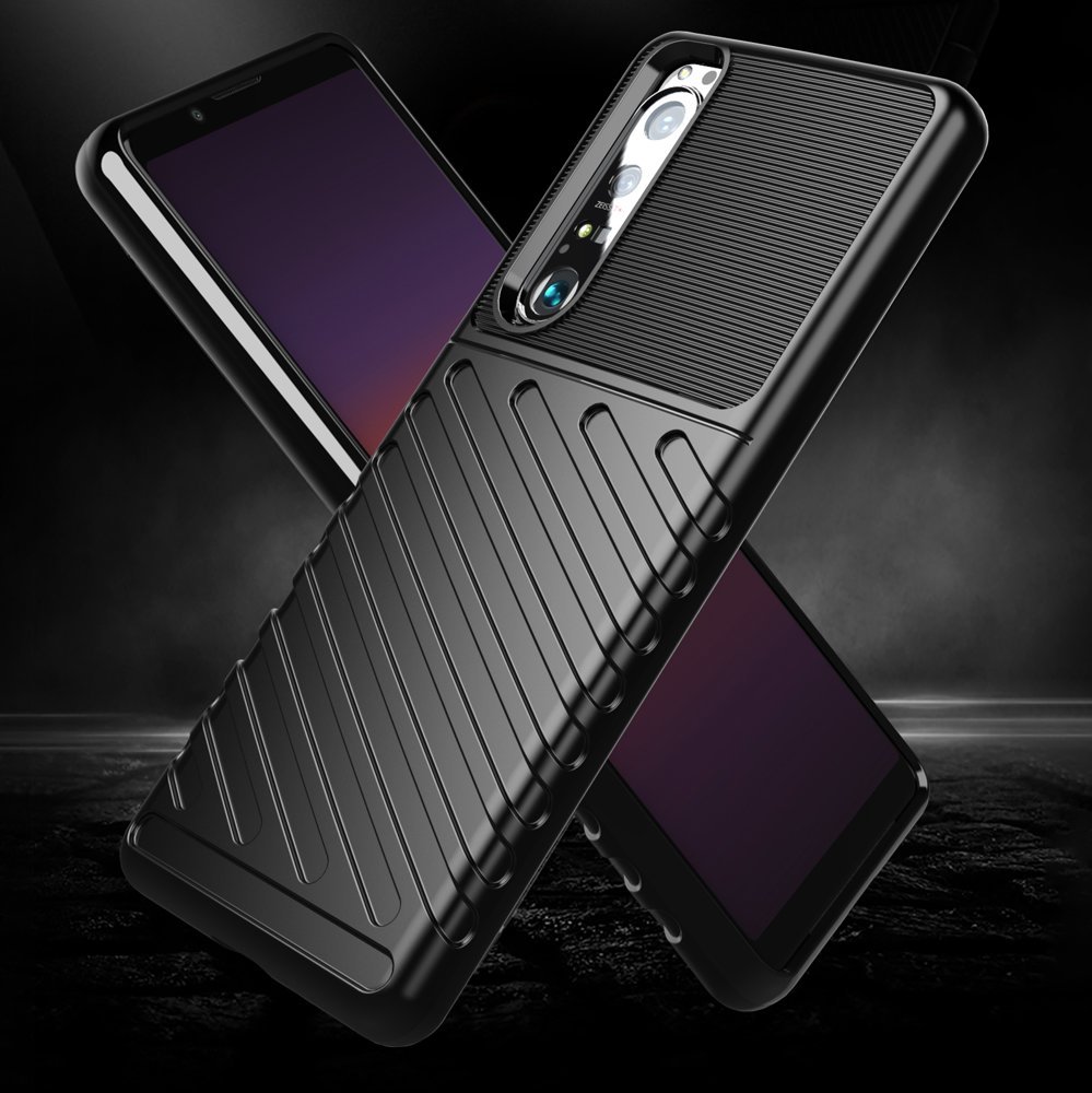 Pokrowiec Thunder Case czarny Sony Xperia 1 III / 2