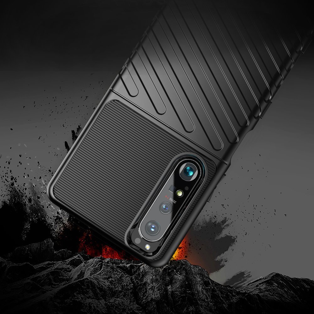 Pokrowiec Thunder Case czarny Sony Xperia 1 III / 5