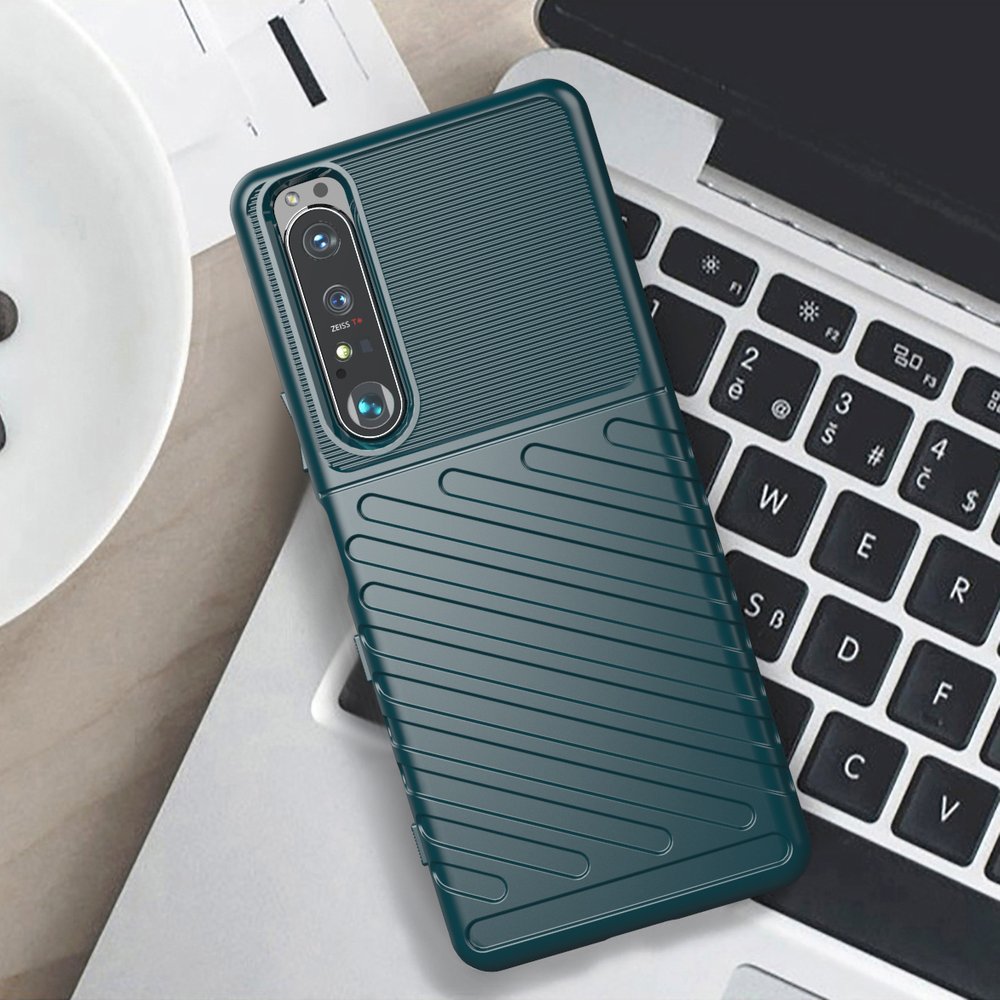 Pokrowiec Thunder Case czarny Sony Xperia 1 III / 6