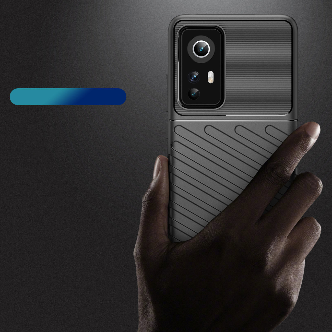 Pokrowiec Thunder Case czarny Xiaomi 12 / 3