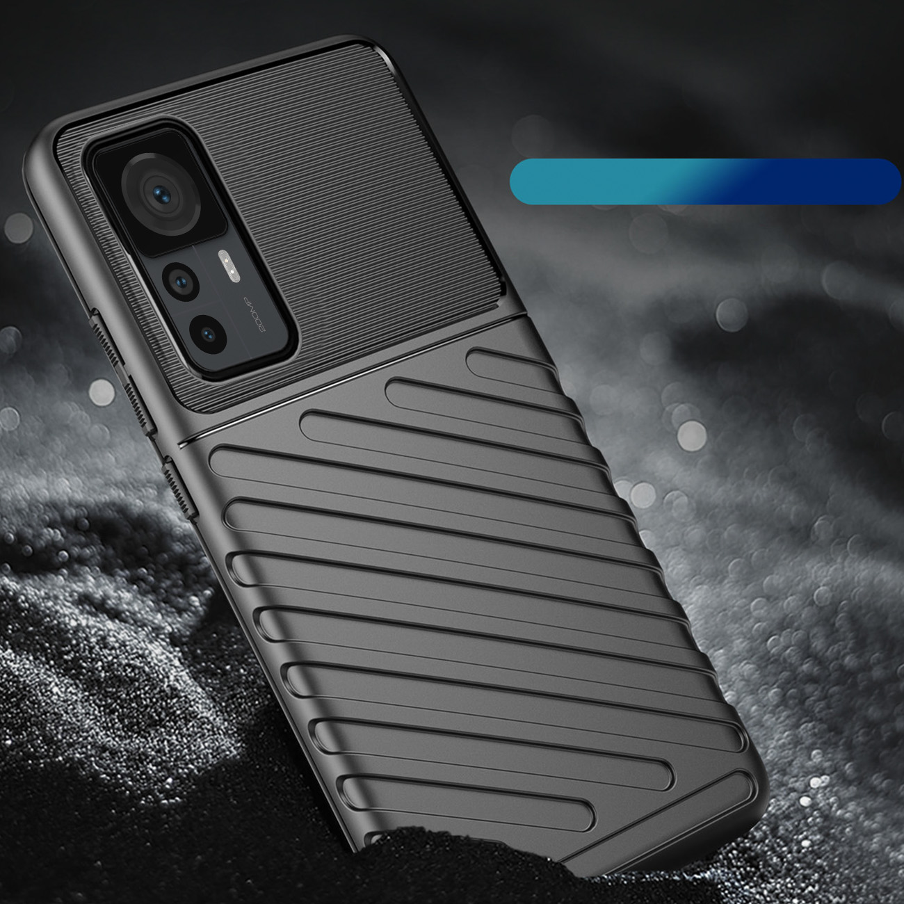 Pokrowiec Thunder Case czarny Xiaomi 12T Pro / 5