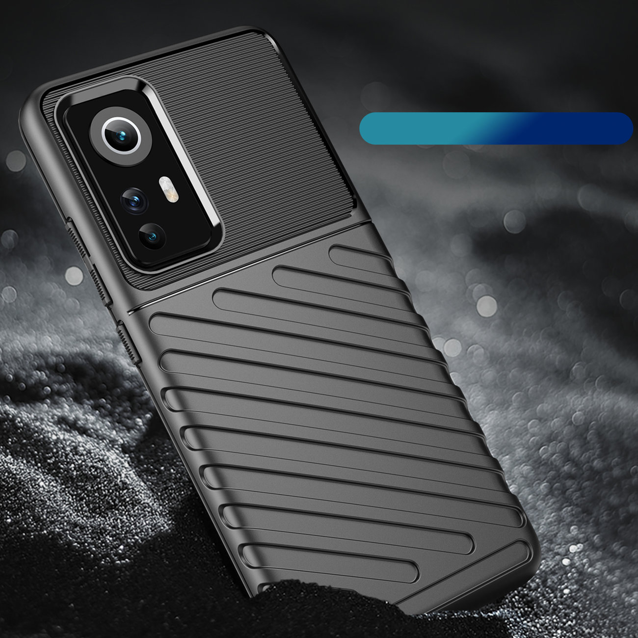 Pokrowiec Thunder Case czarny Xiaomi 12X / 5