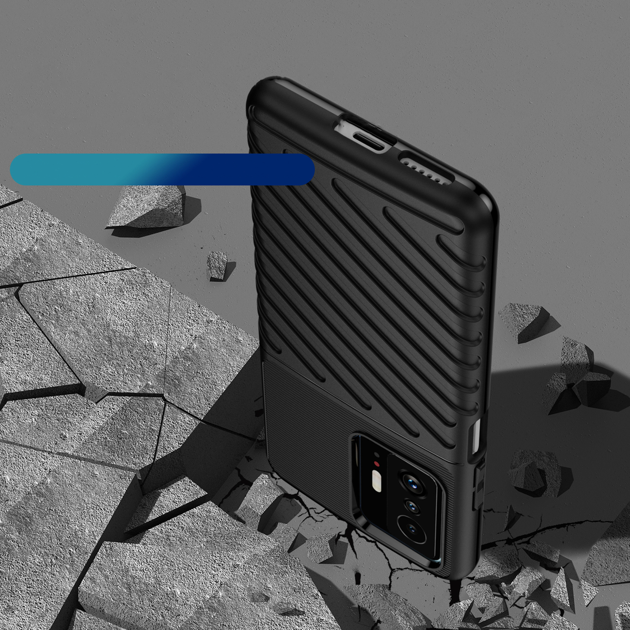 Pokrowiec Thunder Case czarny Xiaomi Mi 11T / 7