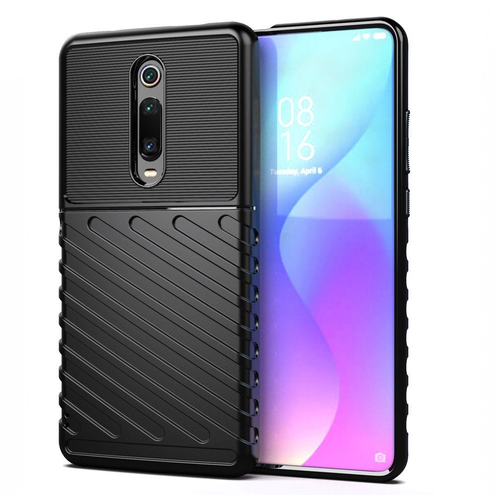 Pokrowiec Thunder Case czarny Xiaomi Mi 9T
